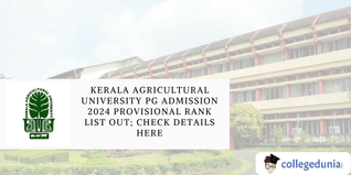 Kerala Agricultural University PG Admission 2024 Provisional Rank List Out; Check Details Here